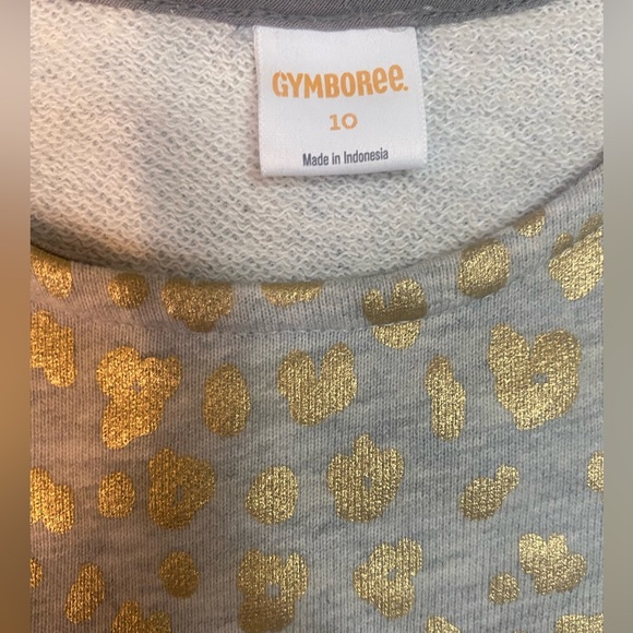 Gymboree Sparkly Fold Cheetah Print Dress With Pockets - Picture 2 of 3